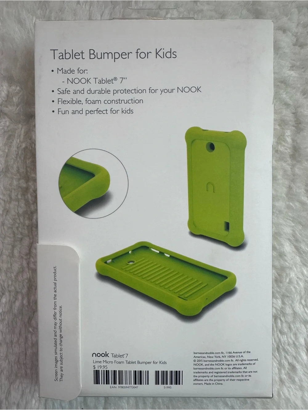 Nook Kids Tablet Bumper in Light Green